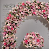 Arche de fleurs artificielles en gros pour mariage, style classique, couleur et taille personnalisables, livraison rapide, Noël, mariage