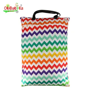 Ohbabyka — sac de rangement pour maman extra-large, sac humide de plage de voyage avec poignées et fermeture éclair