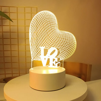 Bases de lumière à led pour Acrylique Tactile + Télécommande 16 Couleurs 3D Veilleuse Illusion Lampe 3d base de lampe base de lumière acrylique