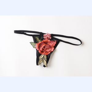 Sujetador de ropa interior Sexy traviesa para <span class=keywords><strong>chicas</strong></span> jóvenes, sujetador de señora Sexy, bragas, lencería bordada - Product Image 2