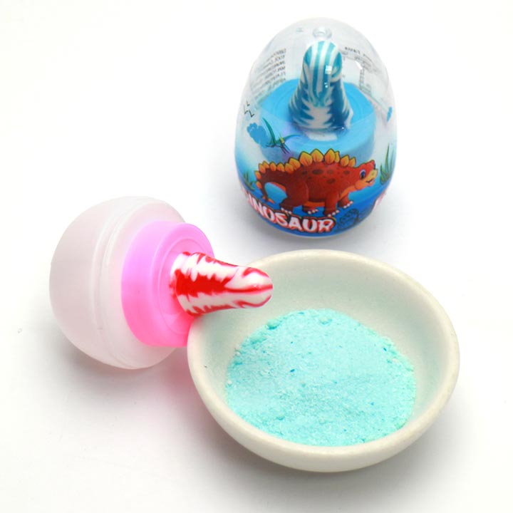 Dinosaur egg bottle lollipop