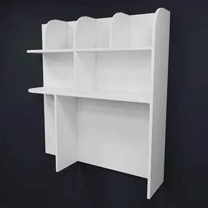 Computer Desk with Hutch Combine Bookcase Salt H05