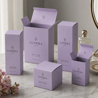 Boîte d'emballage en papier pour crème pour le visage avec gaufrage de luxe personnalisé, emballage de flacon de cosmétiques, boîte de maquillage, emballage de cosmétiques