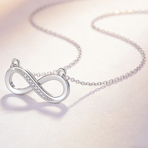 Joyas de Plata 925 Original Lote de Collares para Revendedores Mix de Estilos Cadena y Dije Venta Mayorista - Product Image 1