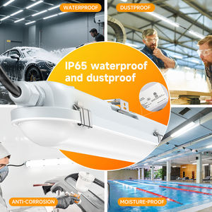 Stock en EE. UU. LED Light Future 4ft 30W 40W 50W 60W 3000K 3500K 4000K 5000K 6500K Potencia 5CCT Seleccionable IP65 LED Tri-Proof Light - Product Image 6