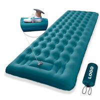 Logo personnalisé 190x60cm pliable en Nylon TPU gonflable matelas pneumatique tapis de couchage imperméable pour sac à dos randonnée