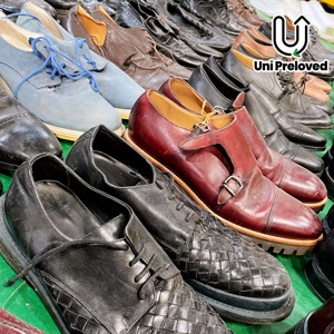 Mocasines de cuero marrón usados para hombre, zapatos casuales de negocios sin cordones - Product Image 4