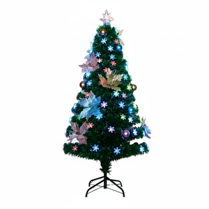 For UL Certified 180cm/5FT Premium Modern Luxe Christmas <b>Tree</b> High Quality Pre-Lit with 4PCS Accessories Hinged - Product Image 4