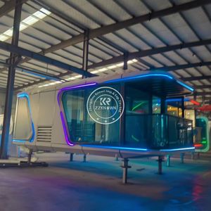 Chinese Prefabricated Container Modular Capsule House <b>Space</b> Module TinyHouse for Luxury Hotels-Waterproof Solar Powered - Product Image 3