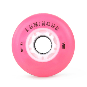 Roues de patins à roulettes <span class=keywords><strong>LED</strong></span> haute luminosité OEM ODM avec roulement ABEC-9, étanches, lumineuses et qui brillent dans le noir, en matériau PU - Product Image 5
