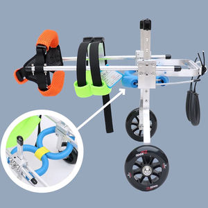 ESCOVET Silla de 2 Ruedas Ajustable Personalizada <span class=keywords><strong>Para</strong></span> Mascotas Discapacitadas Piernas Traseras Movilidad Silla de Ruedas <span class=keywords><strong>para</strong></span> <span class=keywords><strong>Perros</strong></span> - Product Image 5