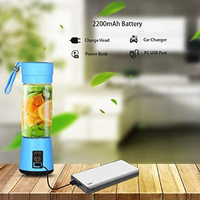 Fabrikant Oplaadbare Oranje Fruit Mini Mixer Fles Juicer Extractor Machine Elektrische Usb Smoothie Draagbare Blenders