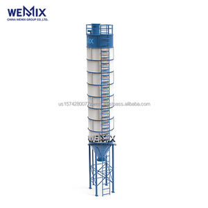 Silo de cemento tipo panel 150 T Silo de cemento de 150 toneladas Tanque de cemento ensamblado Silo de montaje rápido - Product Image 1