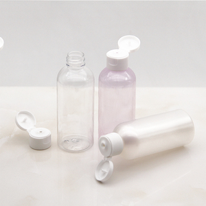 Svuotare 50ml 60ml 100ml 120ml 150ml chiaro PET bottiglia di plastica con <span class=keywords><strong>flip</strong></span> top cap - Product Image 3