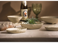 Assiette de style japonais en céramique fabriquée à la main Vaisselle de fête non toxique Bol de riz au design de poisson rustique vintage