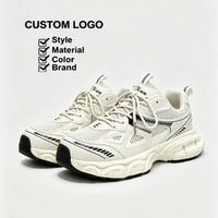 Baskets rétro à semelle épaisse pour homme et femme, polyvalentes pour la marche quotidienne, OEM/ODM, personnalisables, confortables et tendance