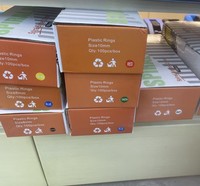 Papelería de Oficina y Escolar, Hojas de PVC para Cuadernos, Carpeta Espiral de Plástico de 21 Anillos, Tamaño A4, 10 mm