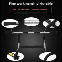 Barre de traction murale en acier pour usage domestique, équipement de musculation pour exercices de tractions