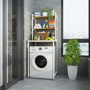 Washing Machine Rack Multi Layer Storage Shelf For Bathroom Toilet And Laundry Standing Type Rectangle Design - Product Image 5