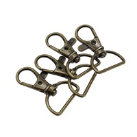 Crochet en métal de 20mm Accessoires pour sac à main Crochet de fixation à ressort en métal Mousquetons à gâchette pivotants en métal