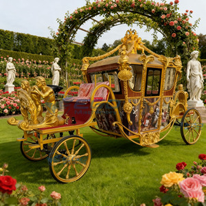 Chariot Électrique Royal d'Extérieur Personnalisé à Prix de Gros, Chariot Utilitaire Électrique Sans Chevaux, Vente Chaude - Product Image 2