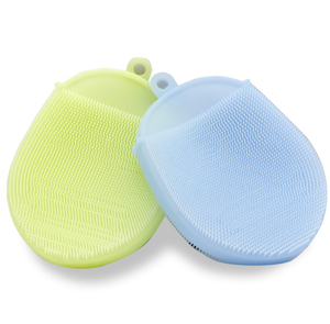 ถุงมืออาบน้ำซิลิโคนแบบมือถือแปรงอาบน้ำสำหรับเด็กทารกแปรงอาบน้ำ - Product Image 1