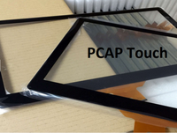 43 inç (21.5 "23.8" 27 "32" 55 "65") kapasitif/PCAP USB temperli cam su geçirmez dokunmatik paneller/dokunmatik ekran