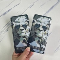 Protection d'écran en verre trempé Five-Star Sunglasses Lion 9H pour iPhone 15 Pro et Infinix Smart 8, anti-statique