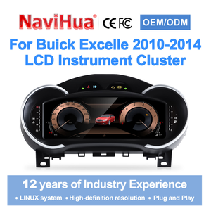 Navihua pour Buick Excelle 2010-2014, nouveau design, tableau de bord numérique, compteur de vitesse automatique, système Linux avec Carplay, jauge d'instrument LCD - Product Image 1