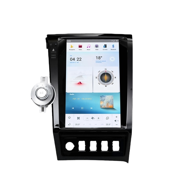 13.6inch Android Headunit GPS Navigation Vertical Touch Screen Car DVD Player Infotainment System for Toyota Tundra 2007-2013