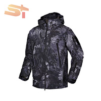 Veste en polaire SIKE pour l'automne et l'hiver, combinaison de camouflage imperméable pour hommes et femmes, combinaison d'assaut en softshell peau de requin