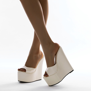 Nuevas Sandalias de Tacón de Cuña Estilo Americano 2024 para Principios de Primavera, Sencillas, con Tacón Súper Alto y Plataforma - Product Image 6