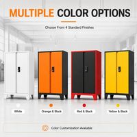 Gabinete de Almacenamiento Industrial de Acero con Cerradura Electrónica de Contraseña, Recubrimiento en Polvo Resistente para Uso en Talleres y Garajes