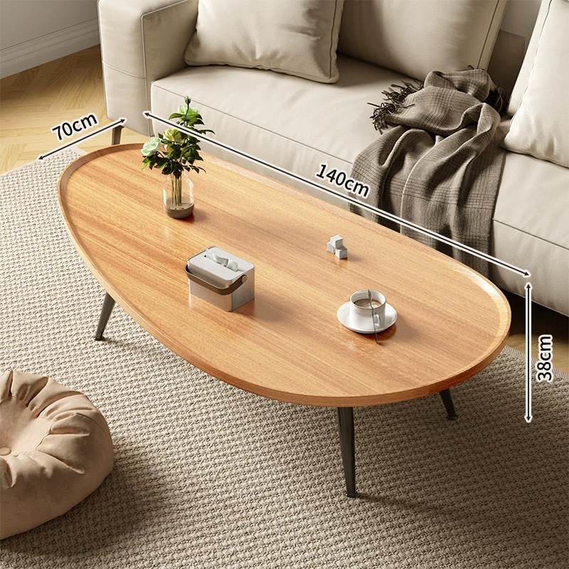 Natural wood color, 140*60*48CM [4C steel legs]