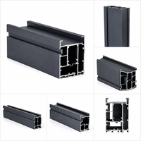Profils en aluminium Yaji / Profils de fenêtres et de portes en aluminium, profilés d'extrusion d'aluminium architectural 6063-T5 pour la construction