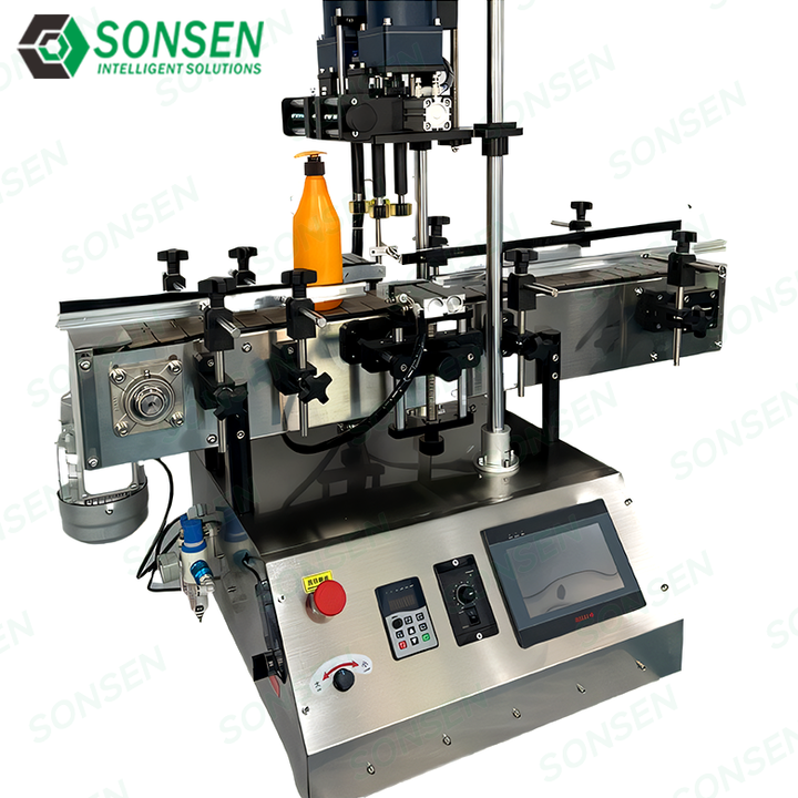 Desktop Automatic Capping Machine Unscrewing Capping Bottle Plastic Packaging Bottle Capping Machine