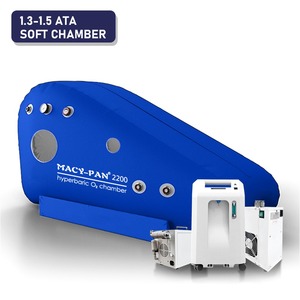 Chambre hyperbare souple <span class=keywords><strong>MACY</strong></span>-PAN 1.5 ATA pour oxygénothérapie, capsule de thérapie portable pour la récupération et le bien-être à domicile, certifiée CE - Product Image 1