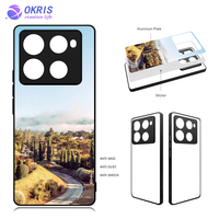 Transfert de chaleur 2D coques de téléphone vierges pour Infinix Note 40 coque de téléphone portable Sublimation mate personnalisée pour Infinix Note 40 Pro