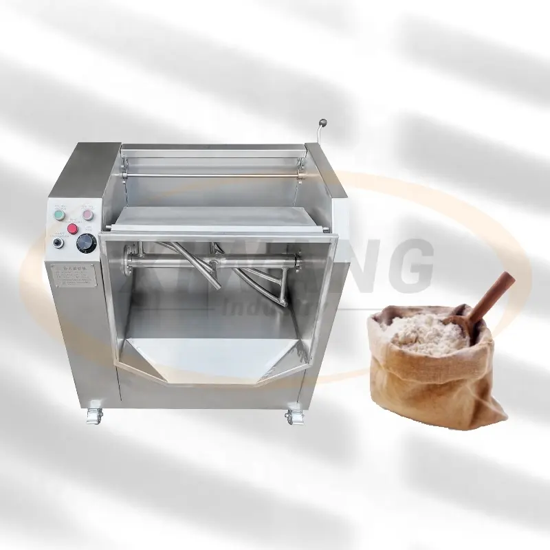 Automatic Commercial Horizontal Dough Blending Machine Flour Pasta Mixer Machine Dough Mixer Bread Dough Kneader
