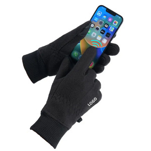 Guanti Unisex personalizzati da donna Unisex da donna uomo in pile polare con Modulare a dito intero invernale - Product Image 6