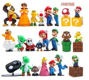 Megan 3D การ์ตูน PVC <span class=keywords><strong>Mario</strong></span> <span class=keywords><strong>Bros</strong></span>. ฟิกเกอร์แอ็คชั่นเจ้าหญิงของเล่นกับมาริโอ - Product Image 2