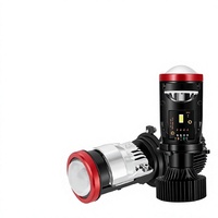 Lampe de lecture grossissante Y7, projecteur H4, mini projecteur à lentille bi-LED dans le système d'éclairage automobile, ampoules de phare LED Y7 pour voiture 120W