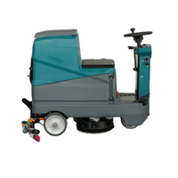 Autolaveuse autoportée 710 mm de largeur avec excellente capacité de franchissement de pentes raides pour carreaux céramiques scolaires
