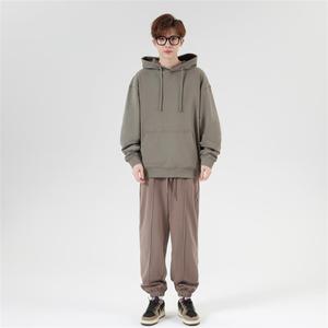 Sudadera con Capucha de Felpa, Logotipo Personalizado, Talla Grande, 100% Algodón, Tejido de Punto, Manga Corta, Transpirable, Ecológica, 330GSM - Product Image 3
