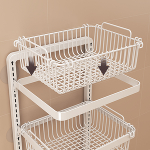 Estante <span class=keywords><strong>para</strong></span> <span class=keywords><strong>colgar</strong></span> en la pared sin perforaciones, estante <span class=keywords><strong>para</strong></span> frutas y verduras, cocina, almacenamiento <span class=keywords><strong>de</strong></span> metal, cesta <span class=keywords><strong>para</strong></span> parrilla, soporte ajustable <span class=keywords><strong>para</strong></span> plantas, soporte organizador <span class=keywords><strong>para</strong></span> tapa <span class=keywords><strong>de</strong></span> olla - Product Image 6