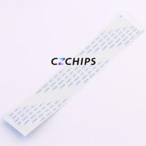 JS05A-50P-150-4-8 FFC Cable (Flexible Flat Cable) P=0.5mm Connector 50P 0.5mm 0.3mm Non-Inverting - Product Image 1