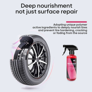 Revestimiento para Llantas de Automóvil de 500 ml al por Mayor, Producto para el Cuidado del Automóvil con Brillo para Ruedas, Pulimento, Cera en Aerosol - Product Image 5