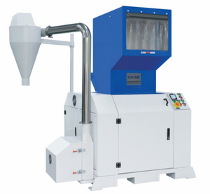 30KW Motpr Power PP PE PVC PET HDPE máquina de reciclaje de plástico auto chatarra de plástico Máquina trituradora silenciosa granuladores centralizados - Product Image 1