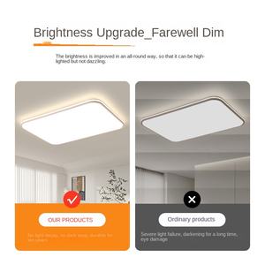 Moderne Simple avec protection des yeux à spectre complet 24W Home Smart Living Room Lamp Bedroom Lamp Mi Home Lighting LED Plafonnier - Product Image 2