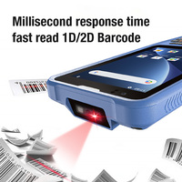 Lecteur RFID NFC portable IP67, scanner de codes-barres PDF417, collecteur de données d'inventaire GSM Google, terminal de données mobile Android PDA